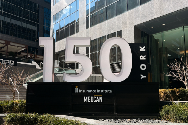Outside shot of 150 York street building