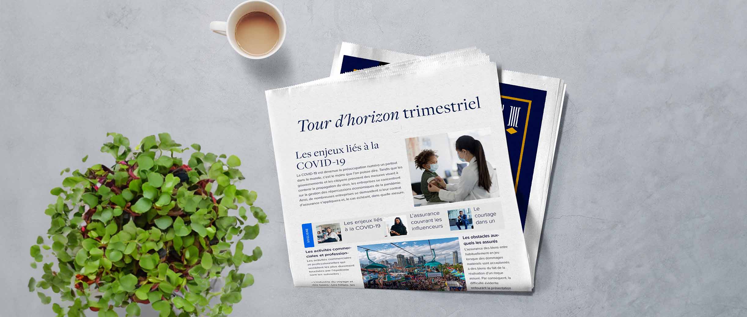 Document posé sur la table