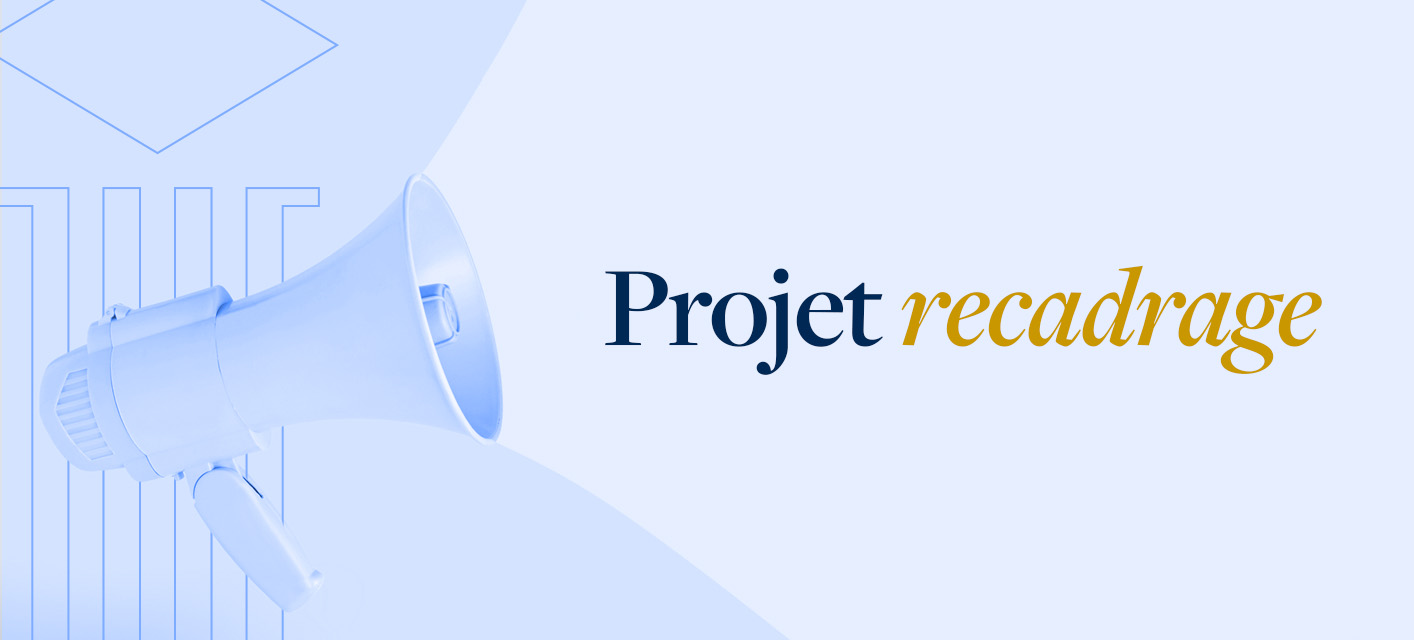 Haut-parleur avec recadrage du projet de mots