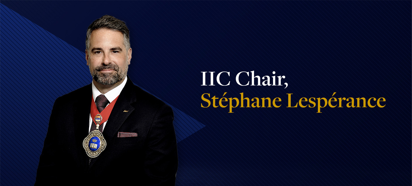 Stéphane Lespérance, IIC Chair