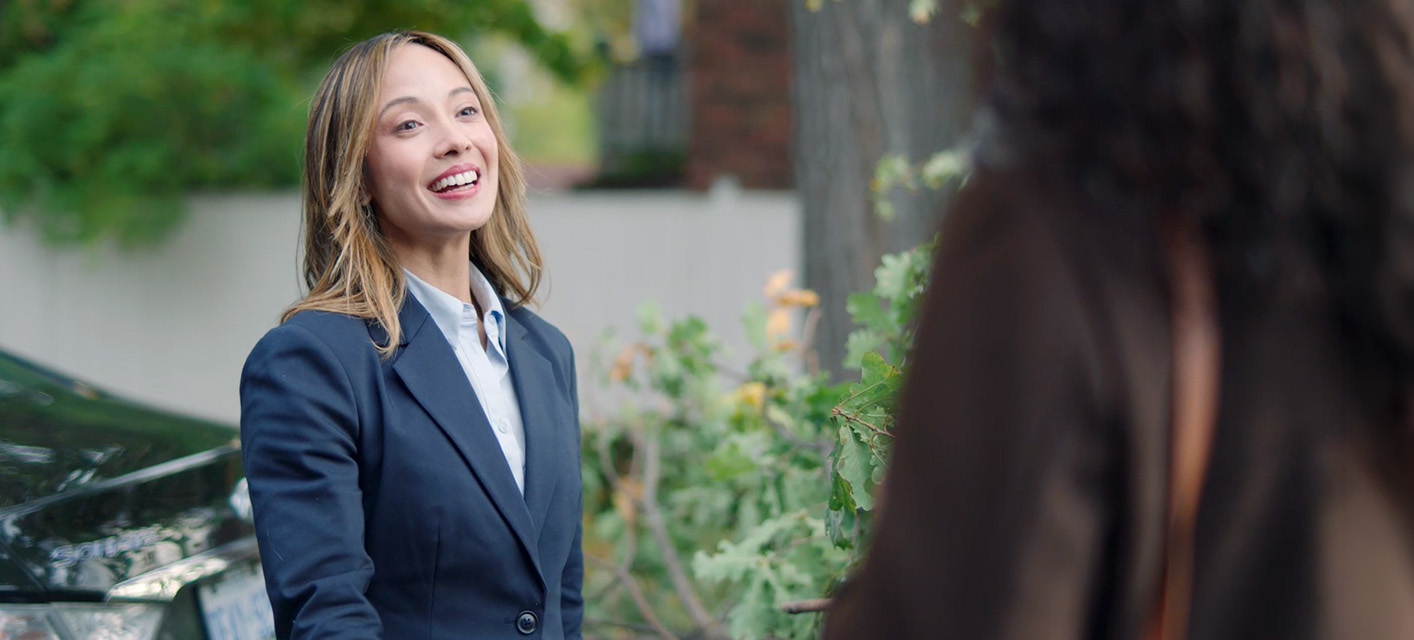 Woman in business suit