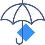 icône de parapluie